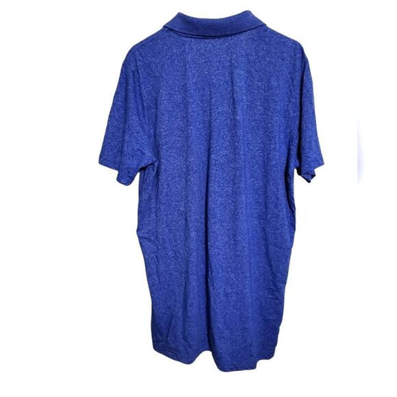 The Foundry Blue Short Sleeve Mens Polo, Size LT Large Tall - Picture 2 of 6
